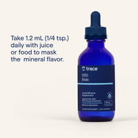 Thumbnail for Trace Minerals Ionic Iron 22 mg - Dietary Supplement to Support Immune System Health & Energy - Liquid Ionic Trace Mineral Supplement with Ferrous Sulfate - 1.9 fl oz (About 46 Servings)
