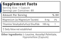 Thumbnail for Objective Nutrients Thiamax Vitamin B1 (Thiamine TTFD), The Original, No Toxic Fillers, Supports Energy Metabolism, High Dose, Third Party Tested, All Active Ingredients 100mg, 180 Count