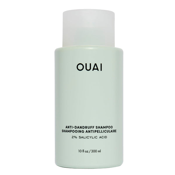 OUAI Anti Dandruff Shampoo - Soothing Salicylic Acid Shampoo for Flaky, Dry and Itchy Scalp - Reduces Itching, Redness and Irritation - Sulfate Free Scalp Care (10 Fl Oz)