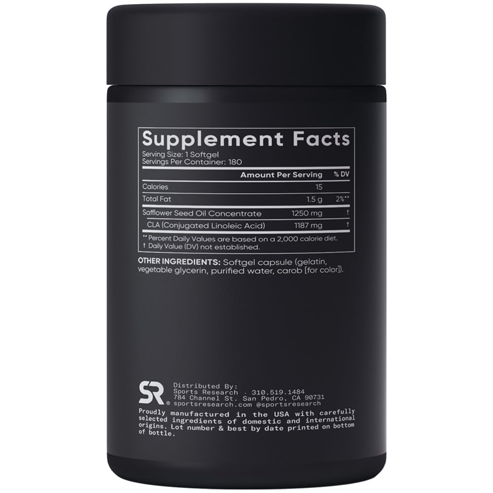 Sports Research CLA 1250, 180 Softgels