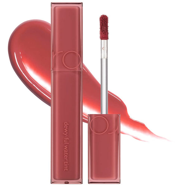 rom&nd DEWY·FUL WATER TINT 03 IF ROSE |Glossy| high pigment|moisturizing| non-sticky|Hydrated lips|colorful shades|High Shine|0.18oz