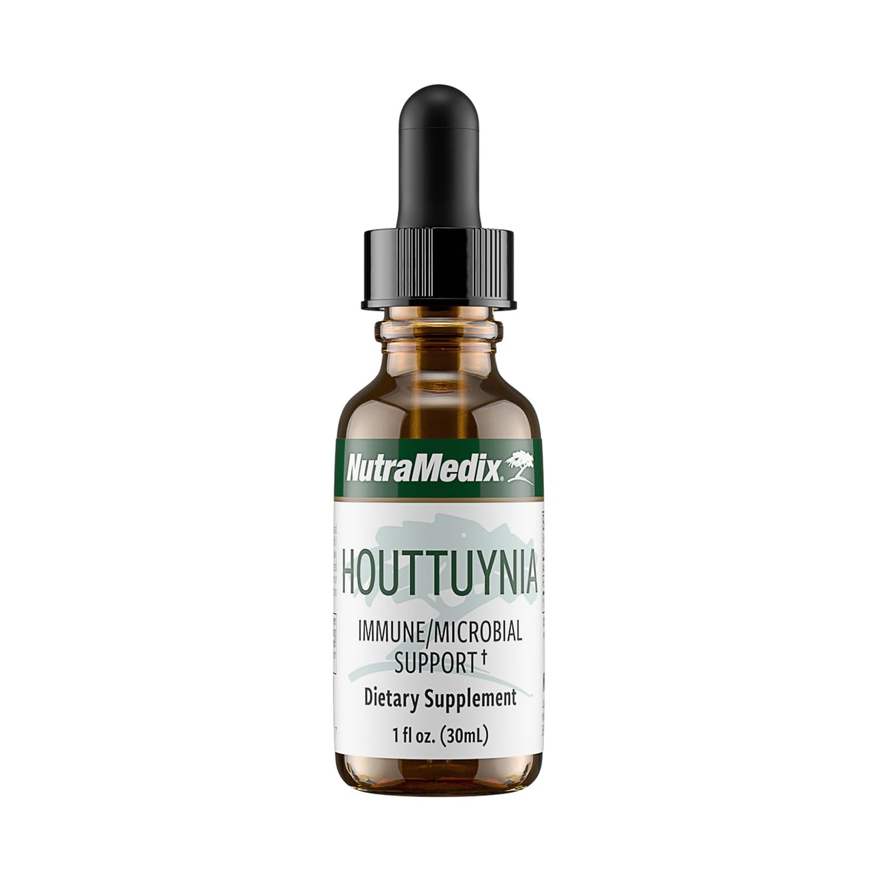 NutraMedix Houttuynia - Gastrointestinal, Immune System & Microbial Support Tincture - Helps with Digestion, GI Health & Body Detox Cleanse - Plant-Based Liquid Drops (1 oz / 30 ml)