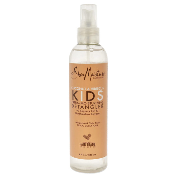SheaMoisture Kids Detangler for Curly Hair, Extra Moisturizing Coconut & Hibiscus with Shea Butter, 8 oz