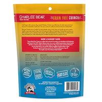 Thumbnail for Charlee Bear Crunch Grain Free Dog Treats, Bacon and Blueberry, 8 Ounce Resealable Bag, Low Calorie Training Treats for Dogs, Limited Ingredient, Healthy, Crunchy Dog Snacks, Made in USA