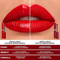 Thumbnail for L'Oreal Paris Infallible Lacque Resistance Liquid Lipstick, 16HR Long Lasting Lip Makeup with Lacquer-Like Shine and Zero Transfer, 215, Drunk In Rose
