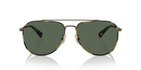 Thumbnail for COACH Sunglasses HC 7164 933371 Antique Gold/Tokyo Tortoise Green Solid Polyam