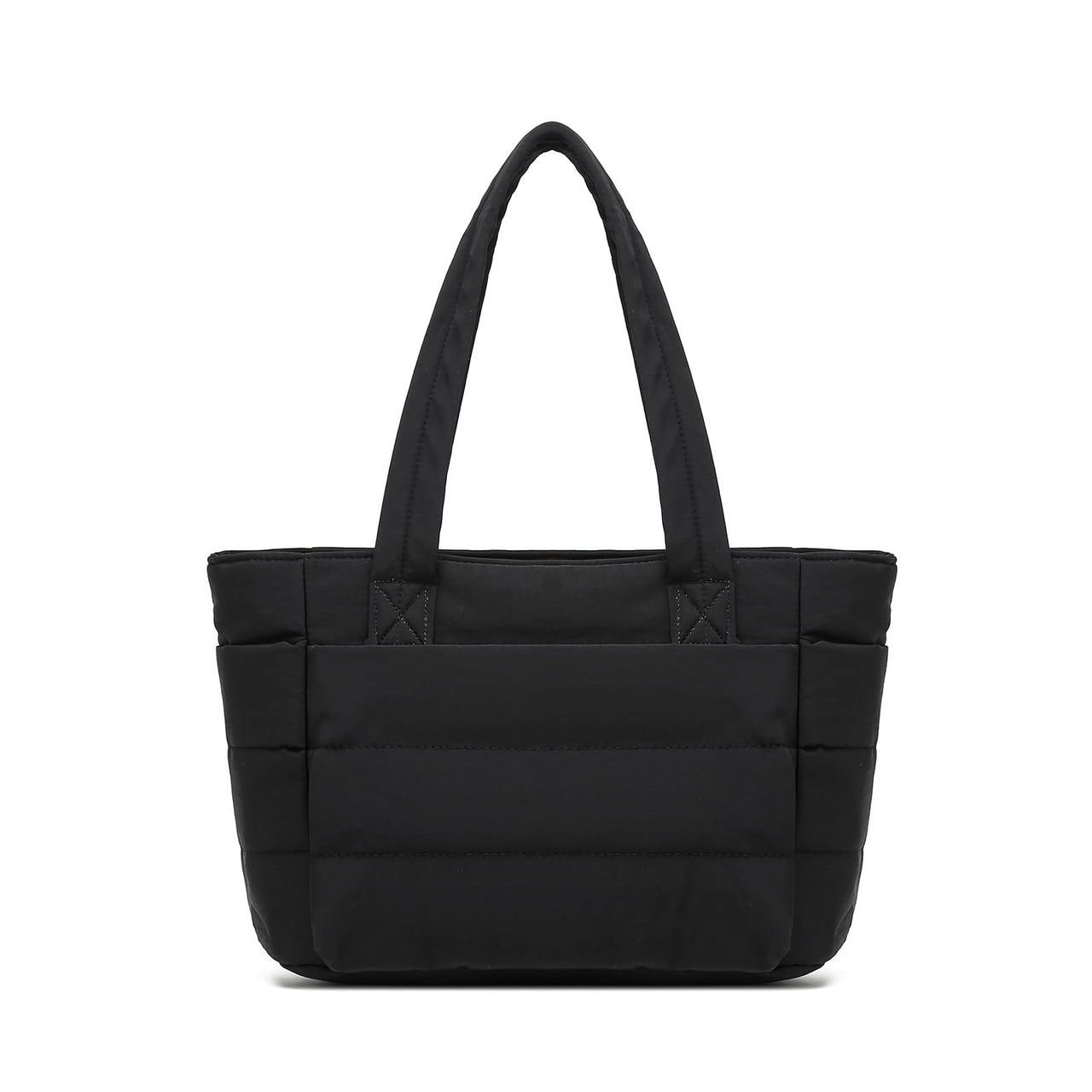 Covelin Lightweight Puffy Tote Bag for Women - Spacious, Versatile, and Practical Everyday Carry-All Black
