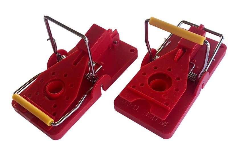 GONZO Mouse Trap - Powerful Kill Bar, Swift Humane Rodent Control, Terminator Style - Twin-Pack - Plastic