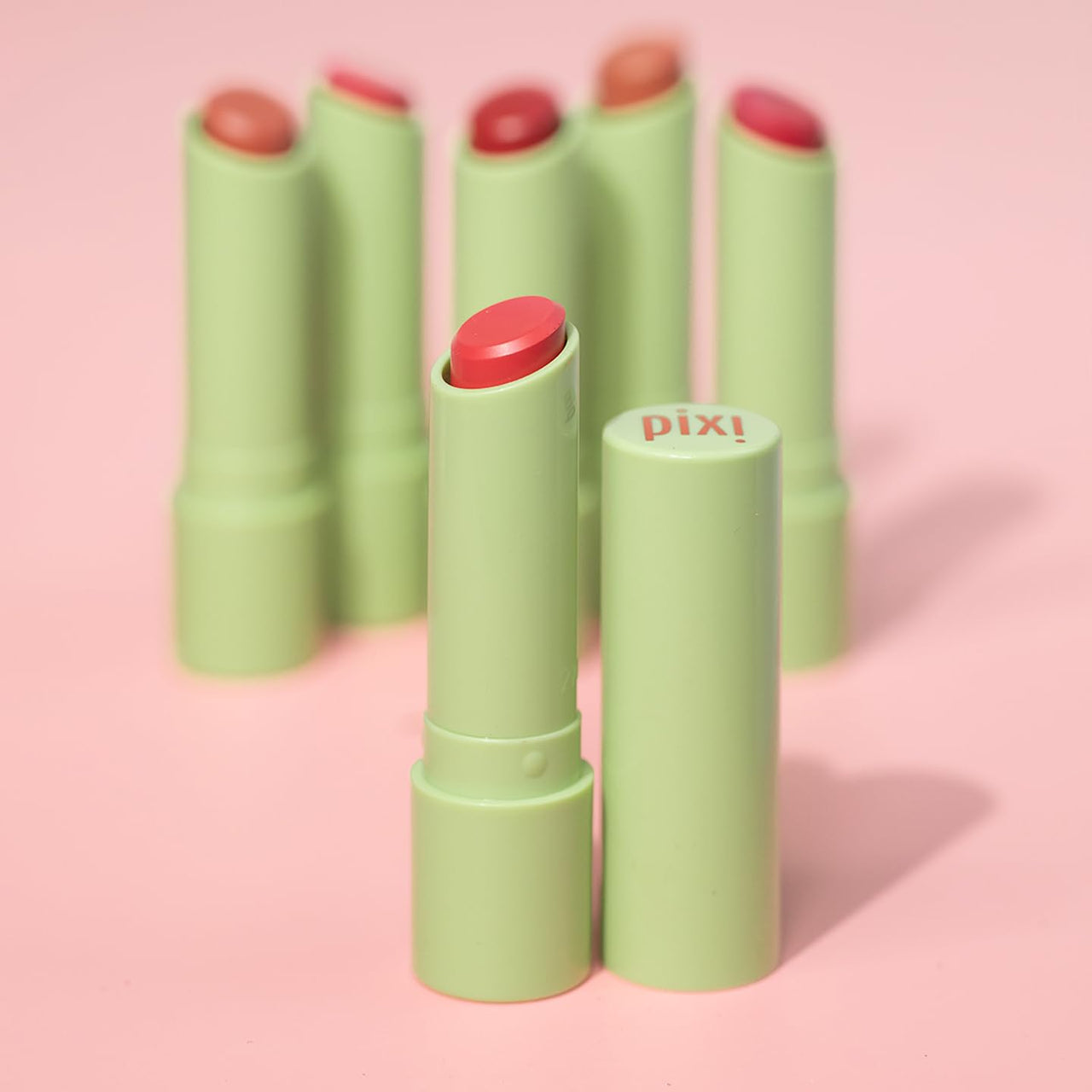 Pixi Beauty Naturelle Lip - Raspberry, Sunflower Based Moisturizing Lipstick, Vitamin E & Jojoba Seed Oil Lip, Demi-Matte Finish