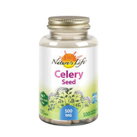 Thumbnail for Nature's Life Celery Seed 500 mg | Circulation and Brain Health Support Supplement | 100ct