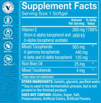 Thumbnail for E400 High Gamma 400IU Softgel – Antioxidant That Supports Cardiovascular, Immune Eye Health – Naturally Sourced High Bioavailable Vitamin E (As Mixed Tocopherols) (60 Softgels) by The Vitamin Shoppe