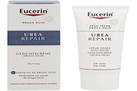 Thumbnail for Eucerin 5% Urea Smoothing Face Cream, 50ml - Hydrating Moisturizer for Dry Skin, Dye-Free, Adult