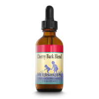 Thumbnail for Herbs For Kids Cherry Bark Blend - Proprietary Blend of Orange Peel, Thyme, Peppermint Cherry Bark, Mullein Leaf, and More - Ages 1 and Up - Made Without Alcohol - 20 Servings - 2 FL OZ