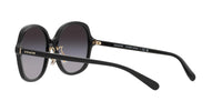 Thumbnail for COACH HC8360F Low Bridge Fit Sunglasses, Black/Grey Gradient, 58 mm