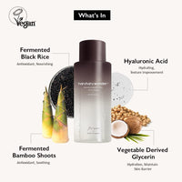 Thumbnail for haruharu Wonder Black Rice Hyaluronic Toner for Sensitive Skin, Alcohol Free, Fragrance Free, Deep Hydration, Glass Skin, Korean Skincare, Vegan, Cruelty-Free, 10.1 fl.oz