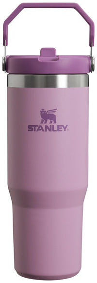 Thumbnail for Stanley IceFlow Flip Straw Tumbler with Handle 30 oz | Twist On Lid and Flip Up Straw | Leak Resistant Water Bottle | Insulated Stainless Steel |BPA-Free | Lilac