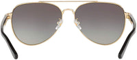 Thumbnail for Tory Burch TY6070 Sunglasses 327111-57 -, Lt Grey Gradient TY6070-327111-57