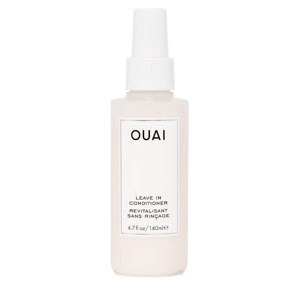 OUAI Leave In Conditioner & Heat Protectant for Hair - Prep Hair for Styling or Use as Detangling Spray to Fight Frizz & Flyaways - No Parabens, Sulfates or Phthalates (4.7 oz)