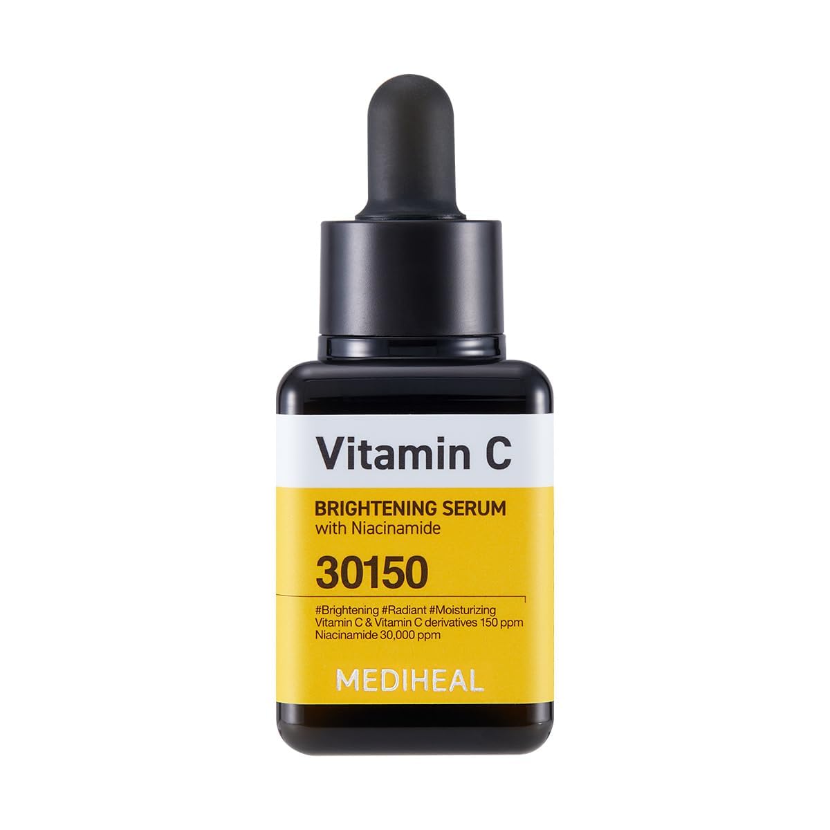 MEDIHEAL Vitamin C Brightening Serum (1.35 fl oz, 1 Pack) - Tone-Texture-Glow Care, Manage Skin with Vitamin C, Niacinamide, Hyaluronic Acid