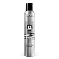 Thumbnail for Redken Brushable Hairspray 12 | For All Hair Types | Protects Against Frizz & Humidity | 10.4 Oz