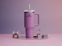 Thumbnail for STANLEY Quencher H2.0 Tumbler with Handle and Straw 40 oz | Flowstate 3-Position Lid | Cup Holder Compatible for Travel | Insulated Stainless Steel Cup | BPA-Free | Lilac