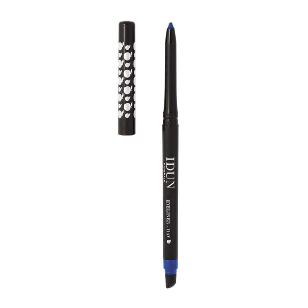 IDUN Minerals Creamy Eyeliner - Precision Pen for Flawless Eye Looks - Skin Nourishing Mineral Formula - Fine Tipped Point and Angled Smudging Tool for Sharp or Smoky Designs - 105 Hav - 0.012 oz