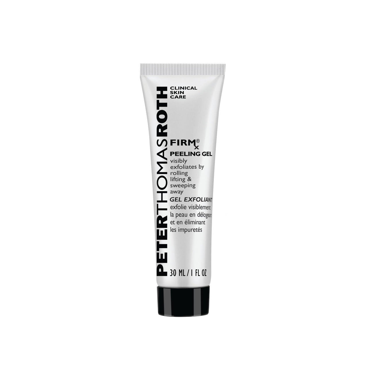 Peter Thomas Roth | FIRMx® Peeling Gel, Travel Size | Exfoliant for Dry and Flaky Skin, Enzymes and Cellulose Help Remove Impurities and Unclog Pores, 1 fl. oz