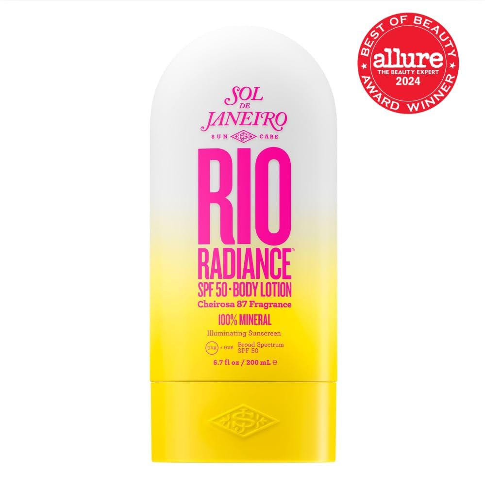 Sol de Janeiro Rio Radiance Sunscreen Lotion 100% Mineral UVA/UVB Broad Spectrum SPF 50