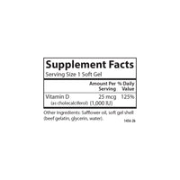 Thumbnail for Carlson - Vitamin D3, 1000 IU (25 mcg), Bone Health, Muscle Health, Cholecalciferol, Vitamin D Supplements, Vitamin D3 Soft Gels, 360 Softgels