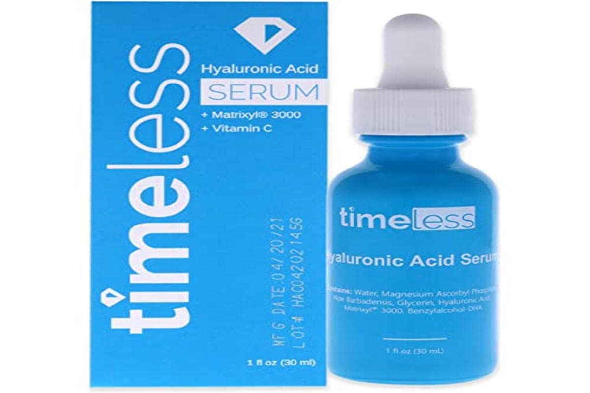 Timeless Skin Care Hyaluronic Acid Vitamin C Serum 1 oz Unisex, (HAC-1)