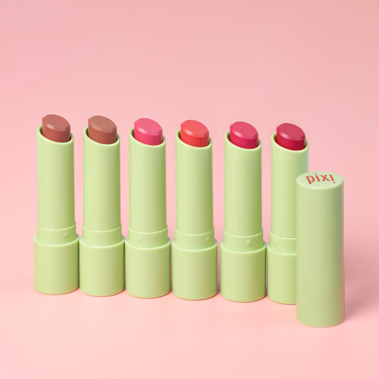 Pixi NaturelleLip | Hydrating Demi-Matte Lipstick with Sunflower Oil, Jojoba & Vitamin E | Natural Finish & Comfortable All-day Wear | Poppy | 0.1 oz/3.4 g