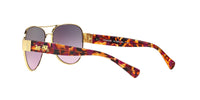 Thumbnail for Coach HC7059 Sunglasses, Purple/Gold/Grey Purple Gradient, 58 mm