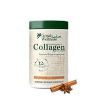 Thumbnail for Great Lakes Wellness Collagen Peptides Powder for Skin, Hair, Nails, Joints & Digestion - Chai Flavored - Quick Dissolve Hydrolyzed, Non-GMO, Kosher - 10 oz