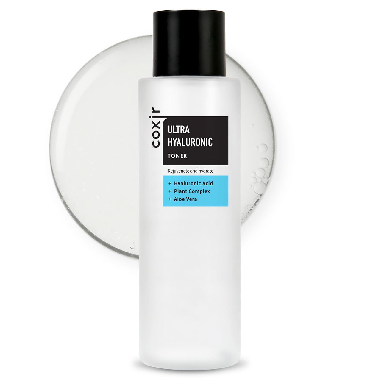 coxir Ultra HYALURONIC Acid Toner | HYDRATION-14-Complex| Hydrating, Smoothing, Calming, Moisturizing, Paraben Free, Cruelty Free, Korean Skin Care [150ml/5.07 fl.oz.]