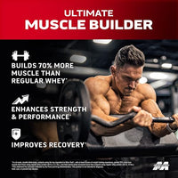 Thumbnail for Muscletech Whey Protein Powder (Cookies & Cream, 4 Pound) - Nitro-Tech Muscle Building Formula with Whey Protein Isolate & Peptides - 30g of Protein, 3g of Creatine & 6.8g of BCAA