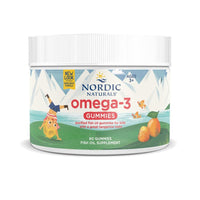 Thumbnail for Nordic Naturals Nordic Omega-3 Gummies, Tangerine - 60 Gummies - 82 mg Total Omega-3s with EPA & DHA - Non-GMO - 30 Servings