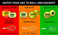 Thumbnail for Penn QST 36 Tennis Balls - Youth Foam Red Tennis Balls for Beginners - 2 Ball Polybag