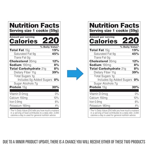 Quest Soft & Chewy Protein Cookie - 15g Protein - Double Chocolate Chip (12 Cookies)