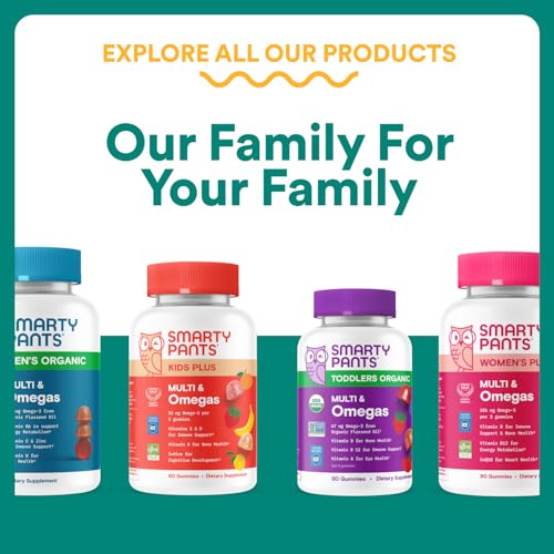 SmartyPants Prenatal Multivitamin Gummies, Omega 3 (DHA/EPA), Methylfolate, Biotin, Vitamin D3, C, Vitamin B12, B6, Vitamin A, K & Zinc, Gluten Free, 90 Count (30 Day Supply)