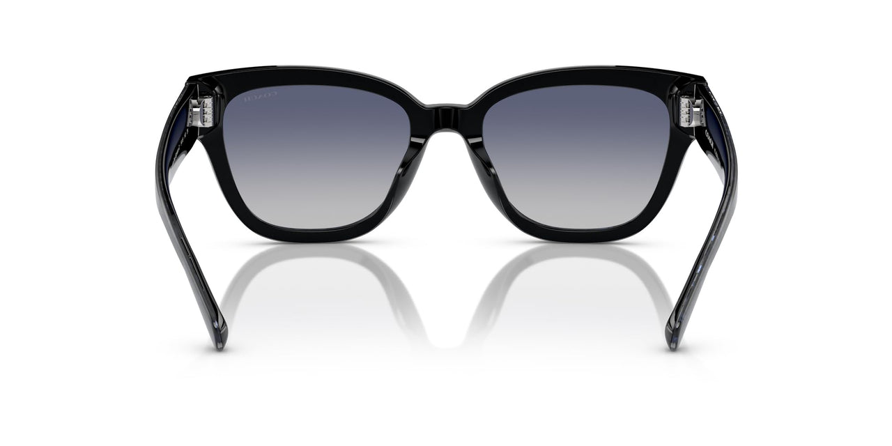 Coach Sunglasses HC 8379 U 57654L Cl920 Sapphire Pearl Signature