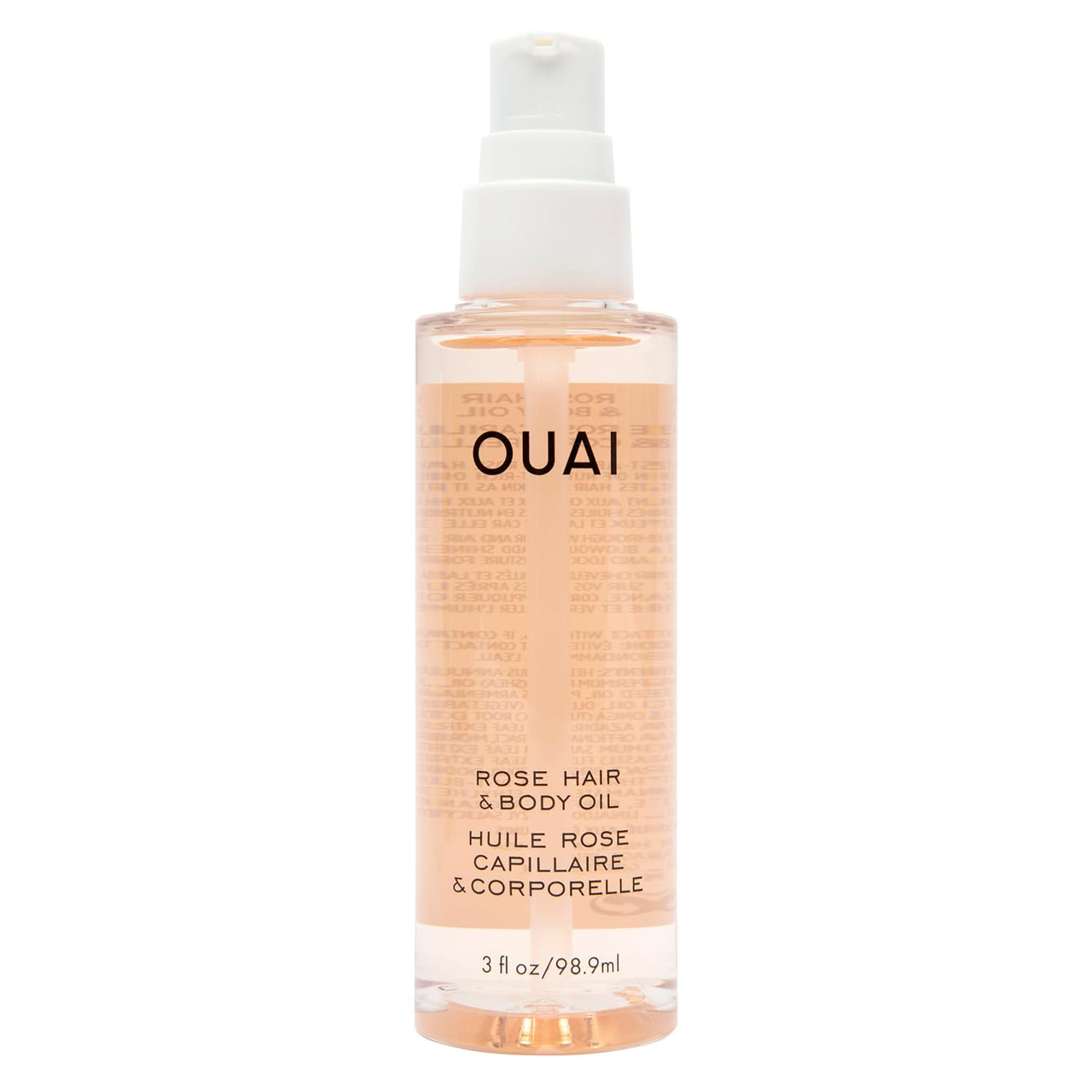OUAI Rose Hair and Body Oil, Melrose Place - Scented Body Oil for Skin and Hair - Hydrates Dry Ends, Restores Moisture, Fights Frizz and Adds a Radiant Glow (3 oz)