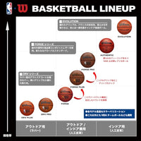 Thumbnail for WILSON Evolution Indoor Game Basketball, Green, Size 6 - 28.5
