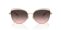 Thumbnail for COACH HC7162 Sunglasses, Shiny Light Gold/Rose/Grey Pink Gradient, 57 mm