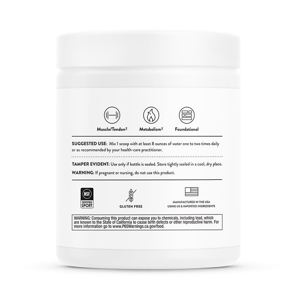 THORNE - Performance Power Duo - Amino Complex + Creatine Combo for Energy, Lean Muscle, and Endurance - NSF Certified for Sport - 30 to 90 Servings