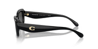 Thumbnail for COACH Sunglasses HC 8390 U 500287 Cr610 Black Grey Solid