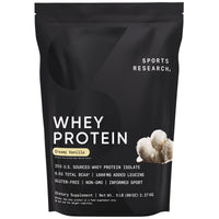 Thumbnail for Sports Research® Creamy Vanilla Whey Protein (63 Servings), Variety Hydrate Electrolytes with Vitamins & Minerals (16 Packets) and Creatine Monohydrate (100 Servings)