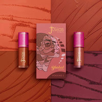 Thumbnail for Juvia's Place Blushed Duo Blush - Two Tone Pigmented Buildable Pressed Mineral Powder - Rosy Natural Cheeks Matte Fresh Finish for All Skin Color -Volume1