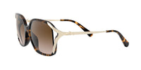 Thumbnail for Coach HC8280U Universal Fit Sunglasses, Dark Tortoise/Brown Gradient, 57 mm