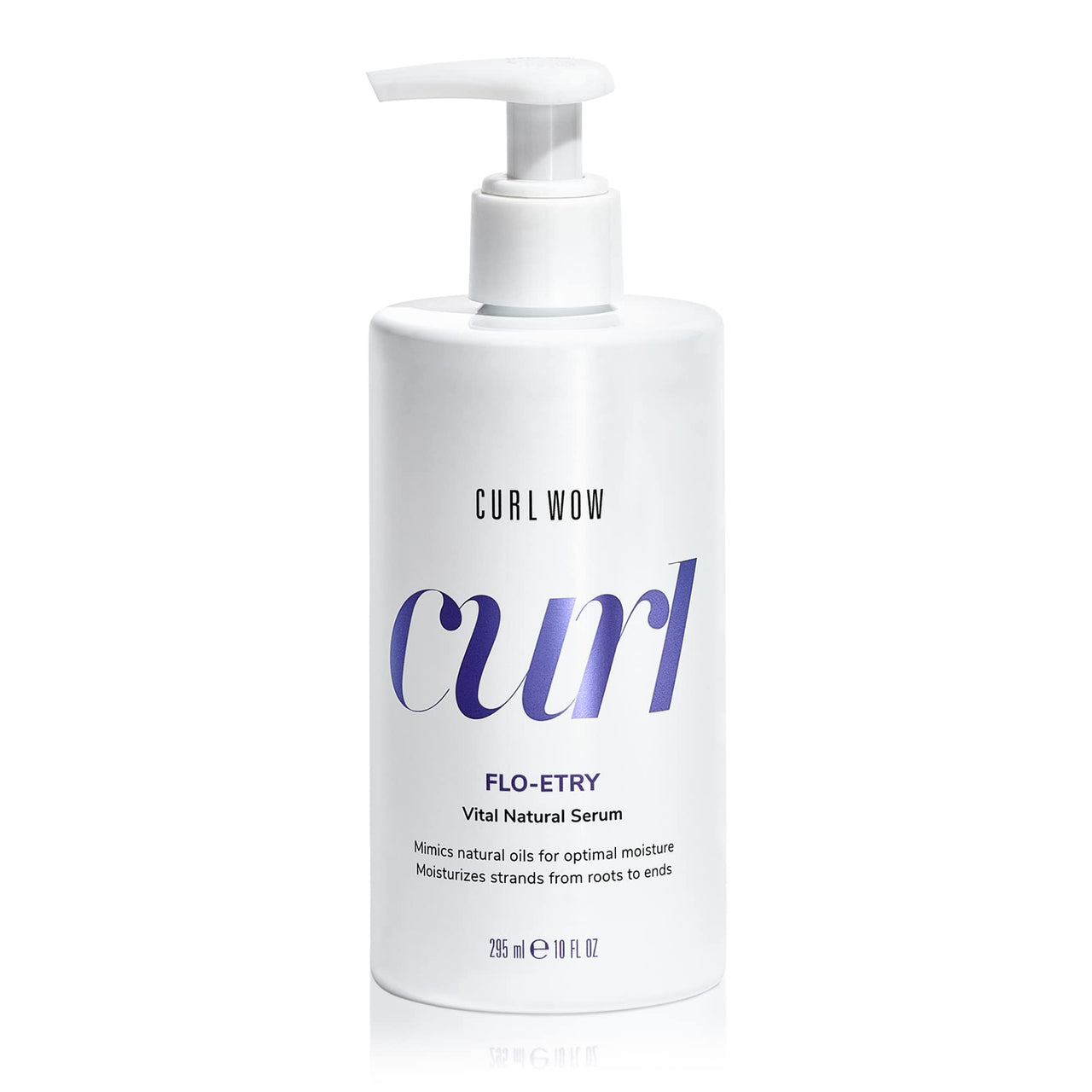 COLOR WOW Curl Wow Flo-etry Vital Natural Serum – Rich-oil blend moisturizes dry, dehydrated strands from root to tip for instantly plump, plush, juicy curls, No weight or greasy feel!