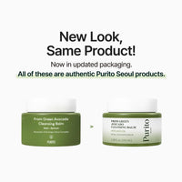 Thumbnail for PURITO From Green Avocado Cleansing Balm 100ml / 3.38 fl. oz., Melt-In Moisture with Avocado Oil, Vegan, Cruelty-Free, Suitable for Dry Skin, Korean Skincare